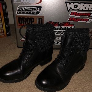 Jessica Kline Black ankle boots